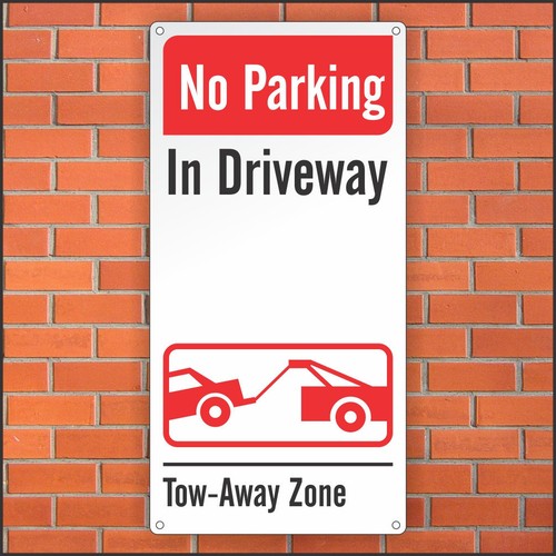 Parking driveway sign - parking,